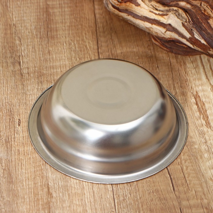 Миска из нержавеющей стали «Мэйли», 400 мл, 15×4,5 см Миска из нержавеющей стали «Мэйли», 400 мл, 15×4,5 см