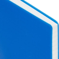 Бизнес-тетрадь А5-,96л,гребень,обл.пластик,клетка, Attache Plastic, синий