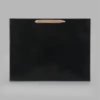 Пакет ламинированный горизонтальный, L 40&times;31&times;11.5 см, чёрный