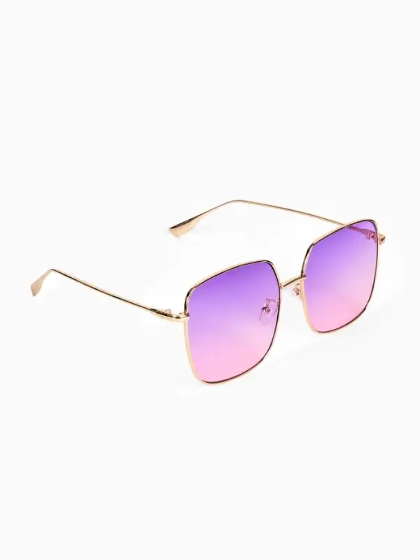 Очки солнцезащитные женские OneSun, uv 400, линза 6&times;5.5 см, фиолетовый