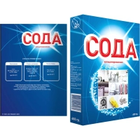 Сода кальцинированная 600гр картон пачка