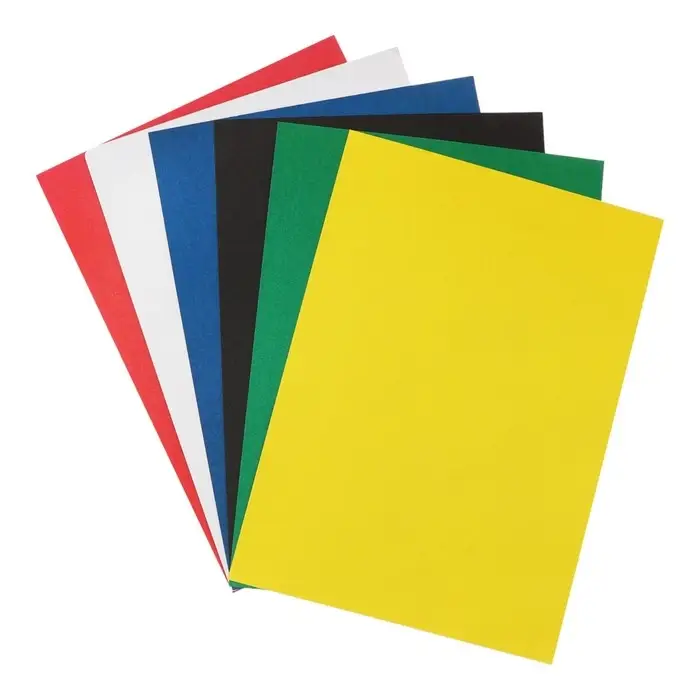 Картон цветной А4, 6 листов, 6 цветов, немелованный 220 г/м2, скоба, на скрепке Картон цветной А4, 6 листов, 6 цветов, немелованный 220 г/м2, скоба, на скрепке