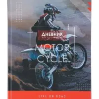 Дневник школьный для 1-11 классов, &laquo;Мотофристайл&raquo;, твёрдая обложка 7БЦ, матовая ламинация, 40 листов