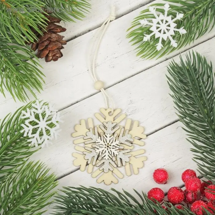 Елочная игрушка «Новогодняя снежинка» Елочная игрушка «Новогодняя снежинка»