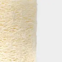 Люффа - мочалка для тела натуральная Доляна, 8&times;6&times;6 см, бежевая