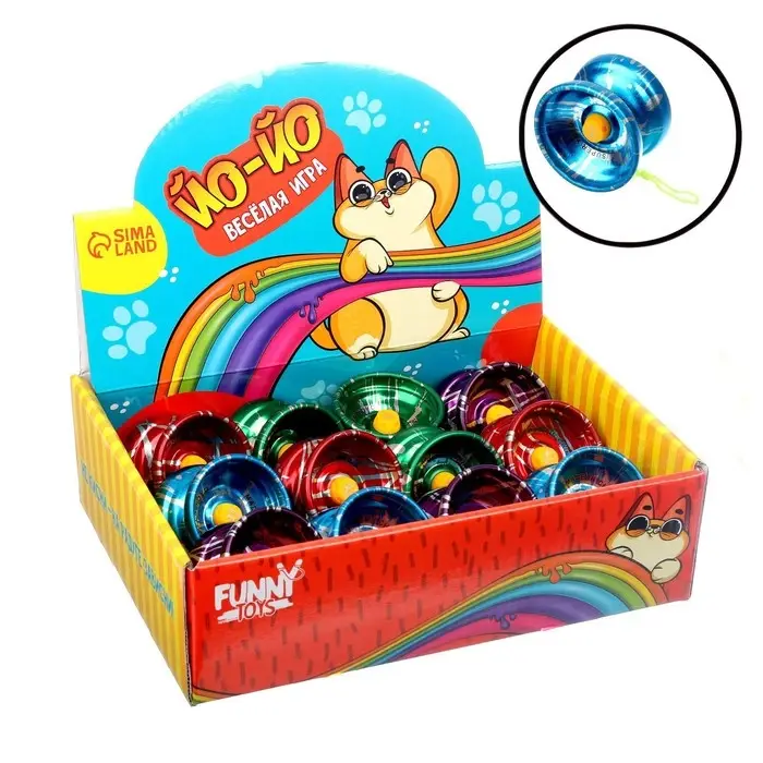 Йо-йо Funny toys &laquo;Котик&raquo;, МИКС, в шоубоксе