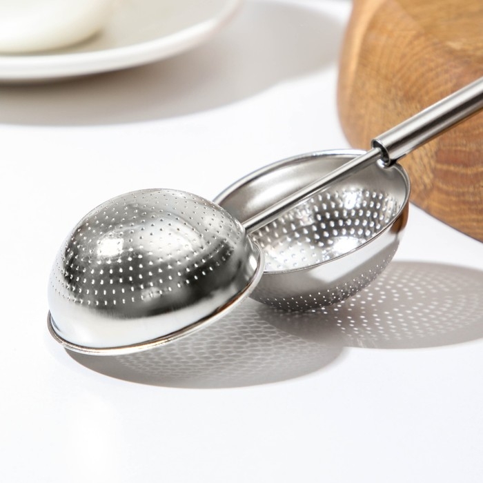 Сито для чая механическое Vent, цвет серебряный Сито для чая механическое Vent, цвет серебряный