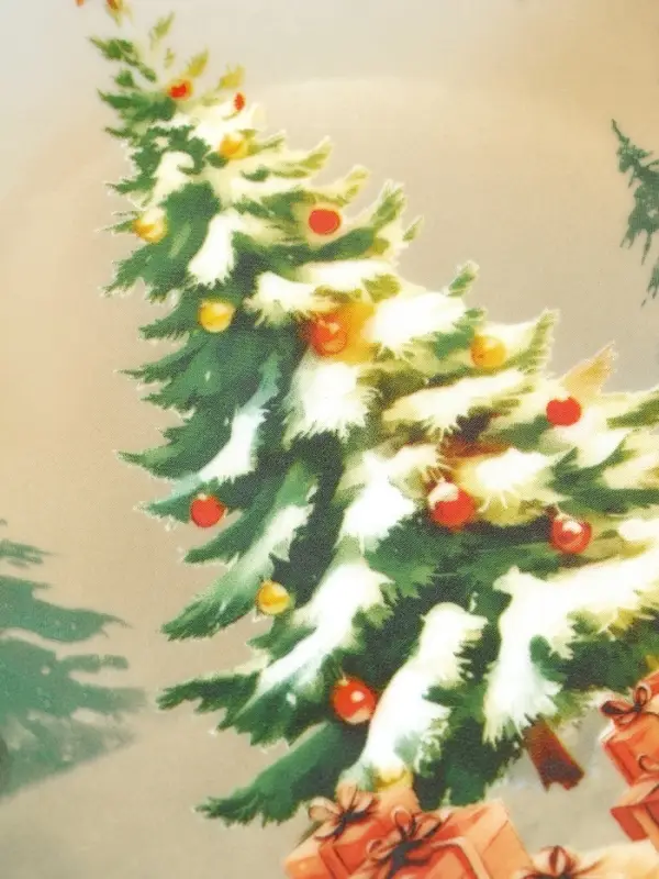 Посуда новогодняя &laquo;Новый Год&raquo;, набор 4 предмета: тарелка