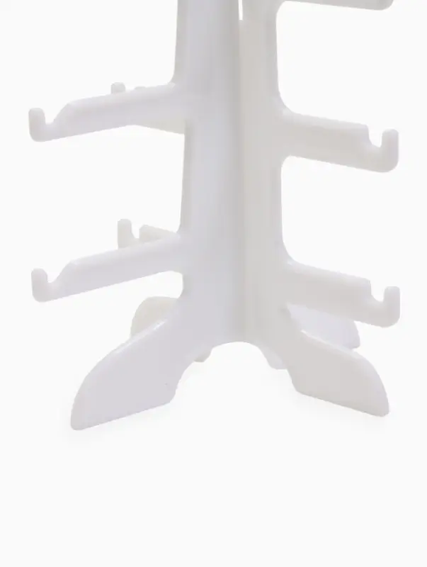 Подставка под очки, 5 мест, 15.5&times;14&times;31 см, белая