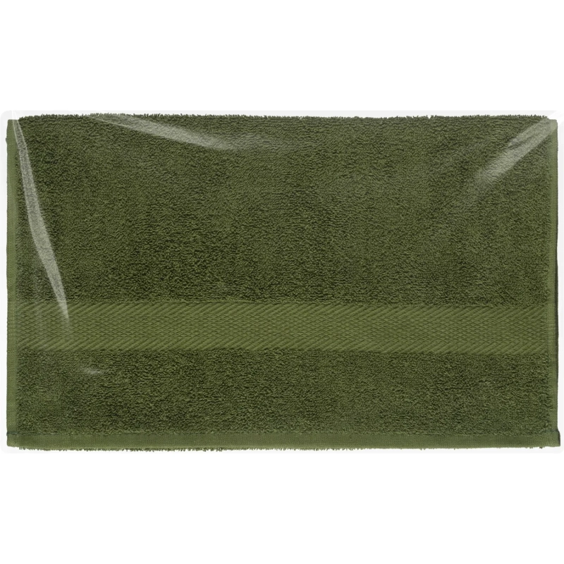 Набор полотенец махровых бордюр 440 г/м2, 50х90 оливковый, 10шт