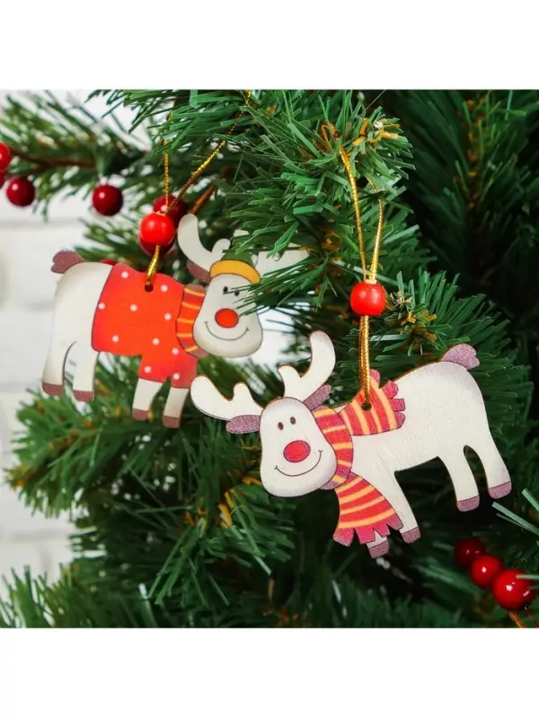 Елочная игрушка Лесная мастерская &laquo;Счастливый олень&raquo;, МИКС