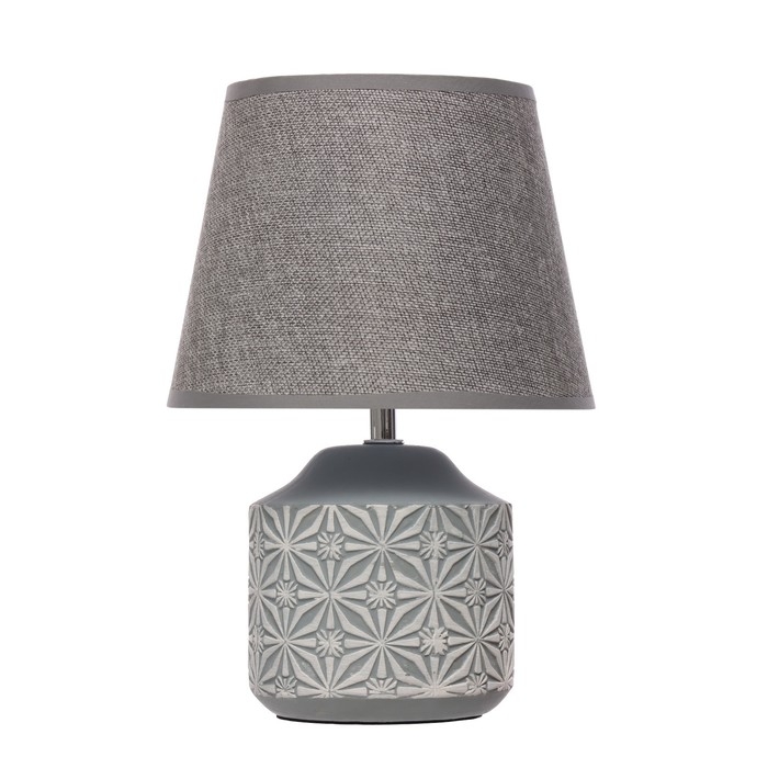 Настольная лампа Настольная лампа "Лиода" Е14 40Вт серый 20х20х29 см