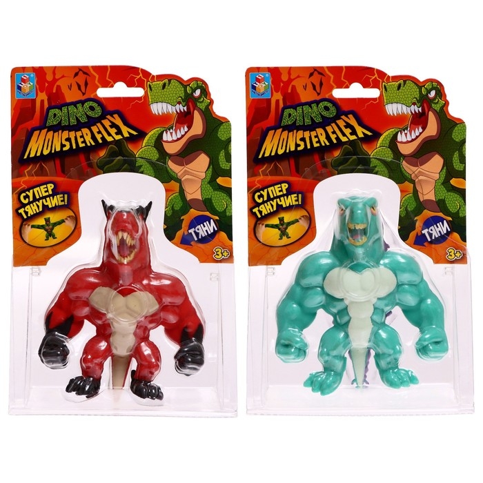 Тянущаяся фигурка Monster Flex. Dino, 14 см, 14 видов, МИКС Тянущаяся фигурка Monster Flex. Dino, 14 см, 14 видов, МИКС