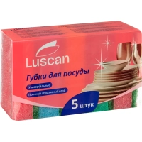 Губки для посуды Luscan 80х50х26мм 5шт/уп