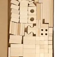 Строительный набор №3, 90 элементов (картонная коробка) И716