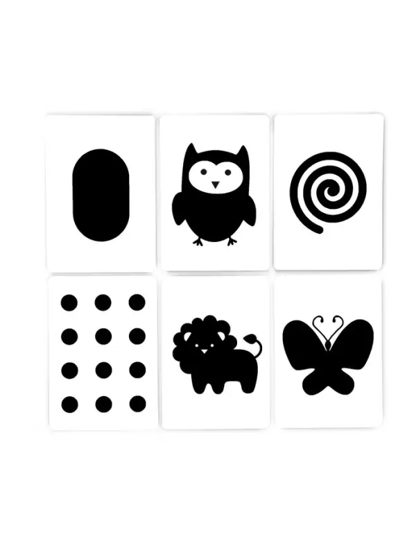 Настольная игра для новорожденных &laquo;Черно-белые картинки&raquo;, 20 карт А5, 0+