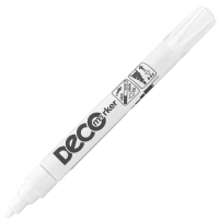 Маркер лаковый ICO DECO белый 2-4 мм