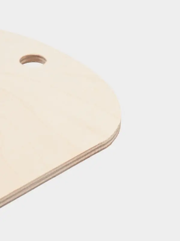 Доска разделочная сувенирная Дарим Красиво «С Новым годом! Семейного тепла», дерево, 28×18×0.6 см, разноцветная