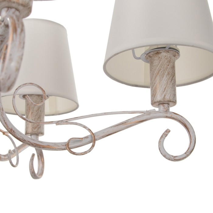 Люстра 2149/5 E14 40Вт белый с золотой патиной 57х57х38 см BayerLux