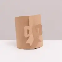 Коробка складная - конверт для сладкого, крафт, 10.5×9.5×4 см