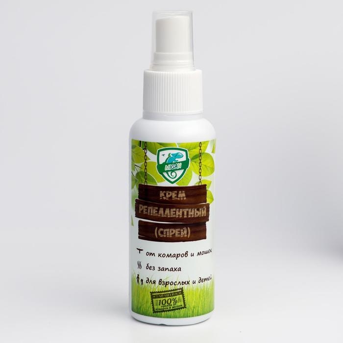 Крем-спрей репеллентный Крем-спрей репеллентный "Migan", от укусов летающих насекомых, 100 мл