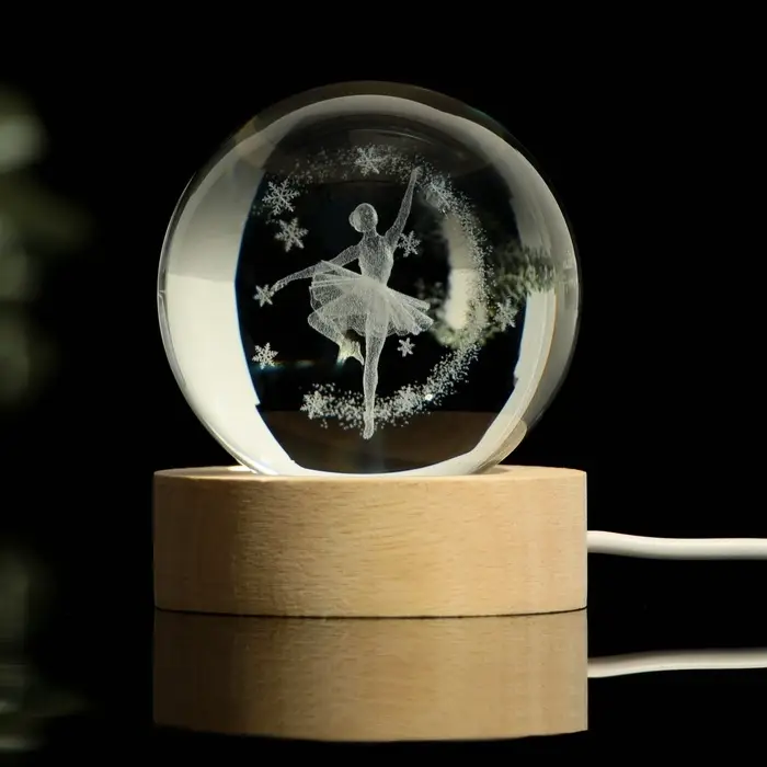 Светильник новогодний &laquo;Балерина&raquo;, d=6 см