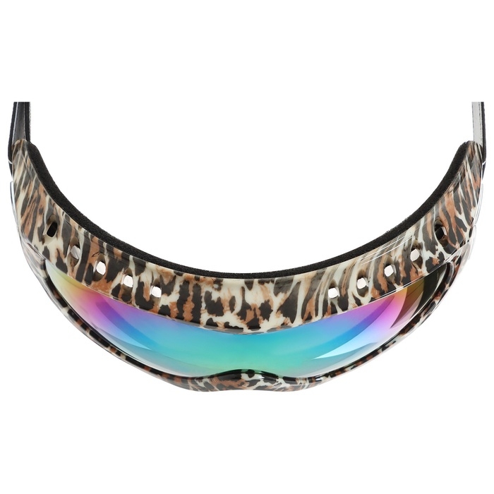 Маска горнолыжная, цвет леопард Маска горнолыжная, цвет леопард