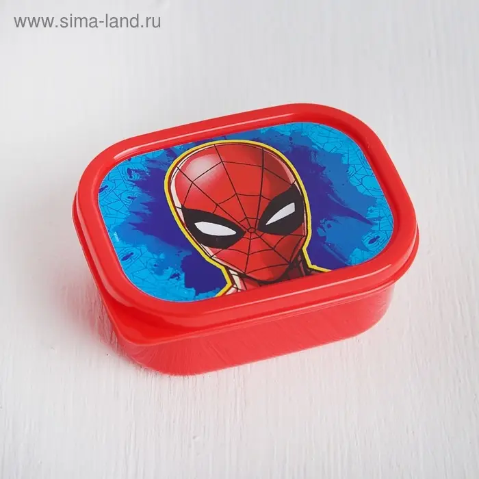 Ланч-бокс детский прямоугольный 150 мл, Человек-паук Ланч-бокс детский прямоугольный 150 мл, Человек-паук