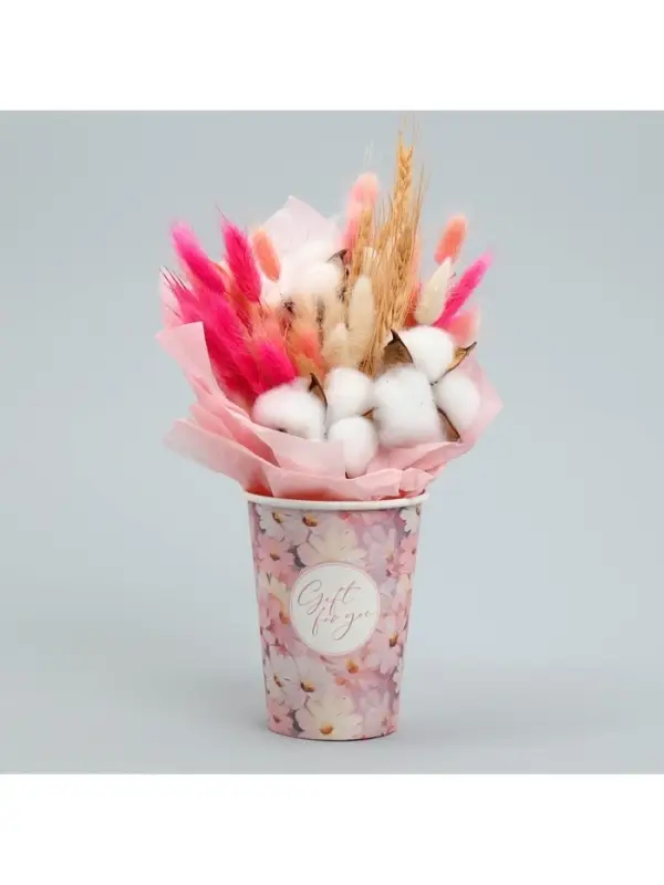 Стакан для цветов &laquo;Цветы&raquo;, 350 мл