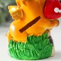 Копилка полистоун "Лошадка с мухомором" 5,5х8х12,5 см