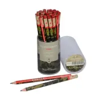 Карандаш чернографитный 3.5 мм Happy Graphix Jumbo "Милитари. Звезда", 4B, трёхгранный