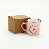 Кружка чайная керамическая &laquo;Котик&raquo;, 210 мл, ручная работа