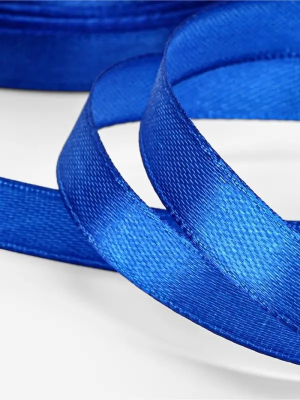 Лента атласная, 10 мм &times; 23&plusmn;1 м, синяя №40