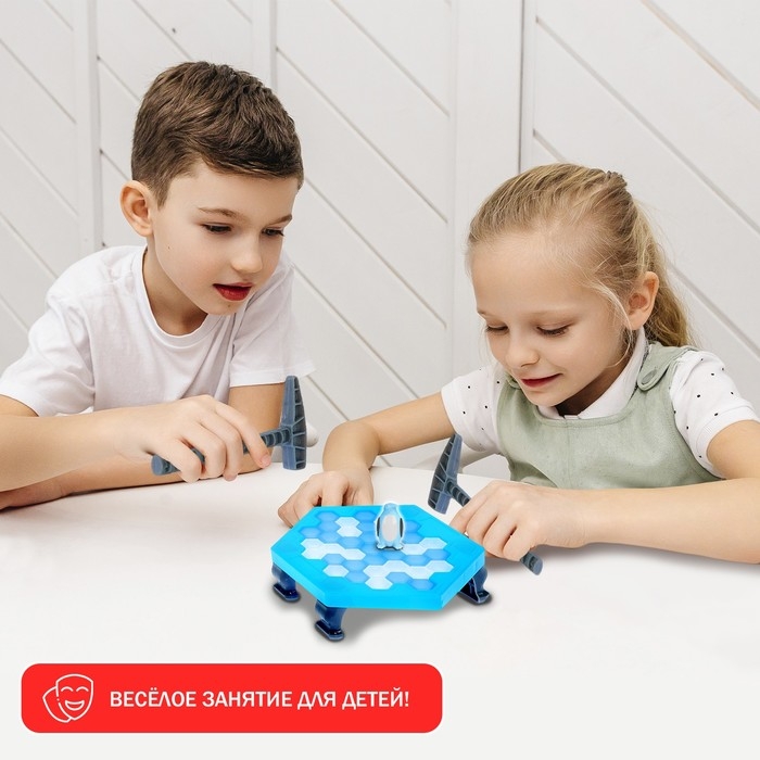 Настольная игра на везение «Чья льдина крепче?», мини-версия, 2-4 игрока, 4+ Настольная игра на везение «Чья льдина крепче?», мини-версия, 2-4 игрока, 4+