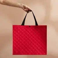 VETTA Сумка хозяйственная трехслойная, 34х40х12,5см, 17л, до 10кг, полиэстер, красная