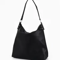 Сумка - мешок женская TEXTURA, на молнии, 32&times;11&times;32 см, чёрная