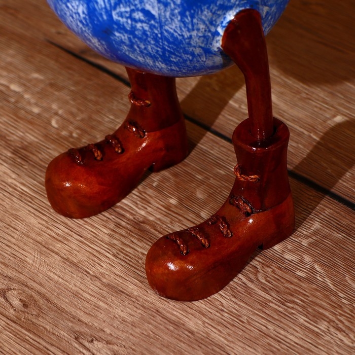 Сувенир "Утка в синем" дерево 45 см