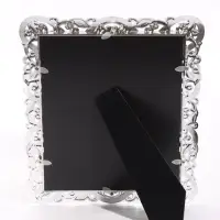 Фоторамка пластик &laquo;Вечность&raquo;20&times;25 см, со стразами, белый с серебром