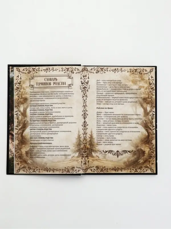 Родословная книга &laquo;История нашей семьи&raquo;, 56 листов, 112 страниц, 16.5&times;24 см