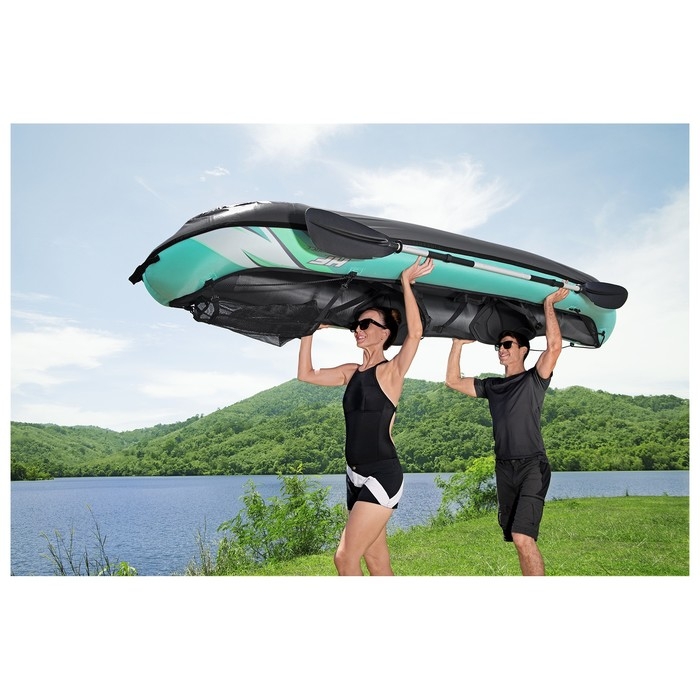 Байдарка, 330 х 86 см, 2 весла, ручной насос, 2 съёмных ребра, 2 сиденья, 1 сумка, ремкомплект, 65052 Bestway Байдарка, 330 х 86 см, 2 весла, ручной насос, 2 съёмных ребра, 2 сиденья, 1 сумка, ремкомплект, 65052 Bestway