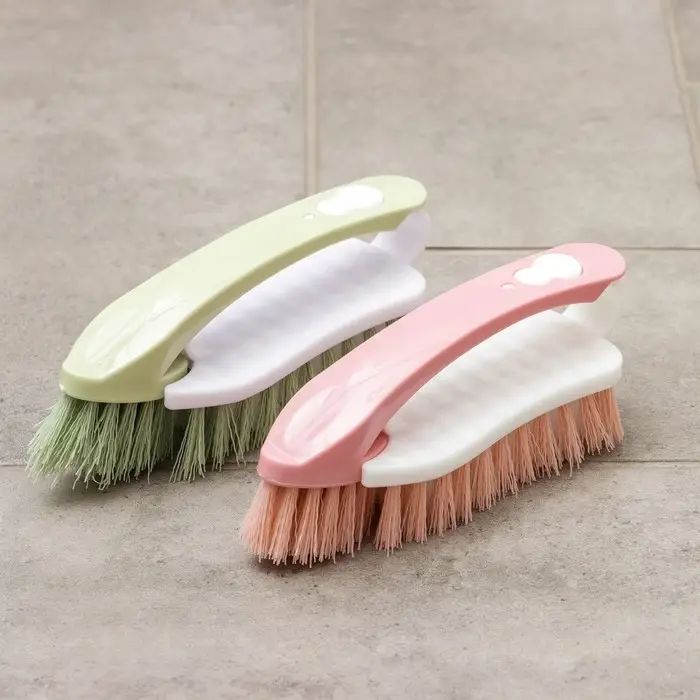 Щётка утюжок для уборки двойная Доляна &laquo;Трансформер&raquo;, 2 шт. пластик, жёсткая щетина, 15.5&times;5.5 см, МИКС