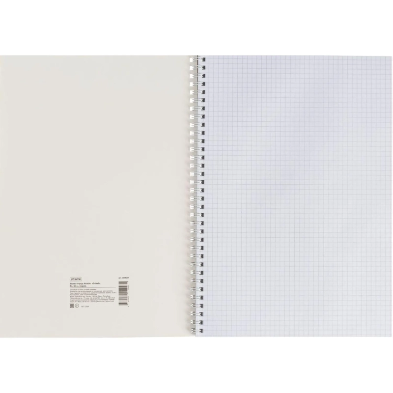 Бизнес-тетрадь Attache Cristal,80л,клет,А4,спир,обл.мел.карт