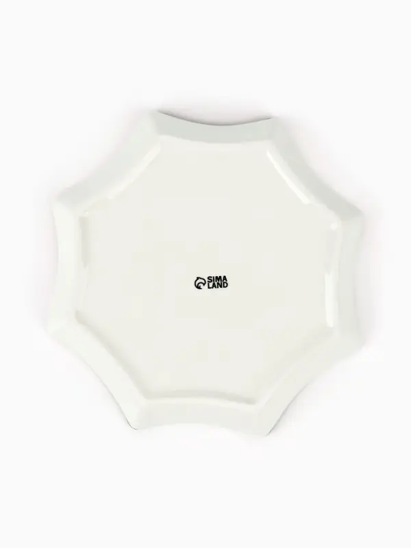 Блюдо новогоднее &laquo;Чудесное время&raquo;, 21&times;21&times;3 см, ручная работа