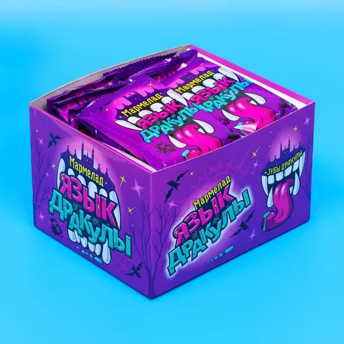 Мармелад «Язык дракулы», ассорти, 10 г Мармелад «Язык дракулы», ассорти, 10 г