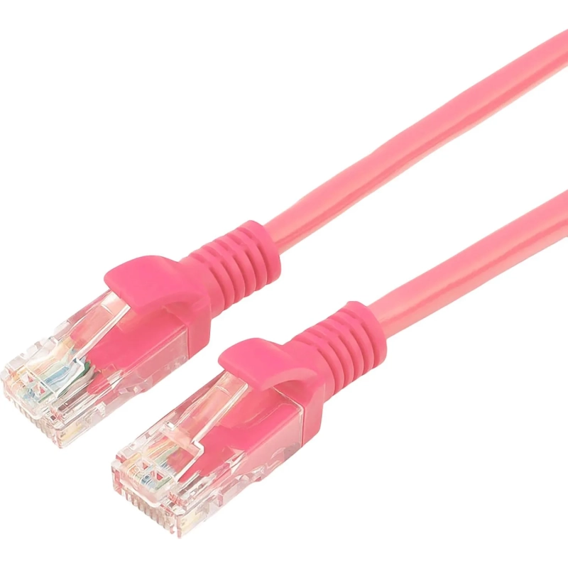Патч-корд UTP Cablexpert PP12-1M/RO кат.5e, 1м, розовый