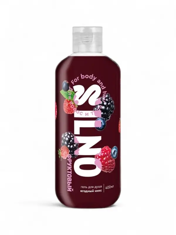 Гель для душа Silno ягодный микс, 400 мл