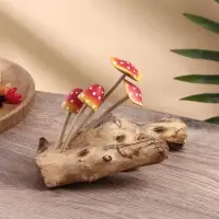 Сувенир &laquo;Коряга с грибочками&raquo;, 30&times;10&times;17 см, дерево албезия