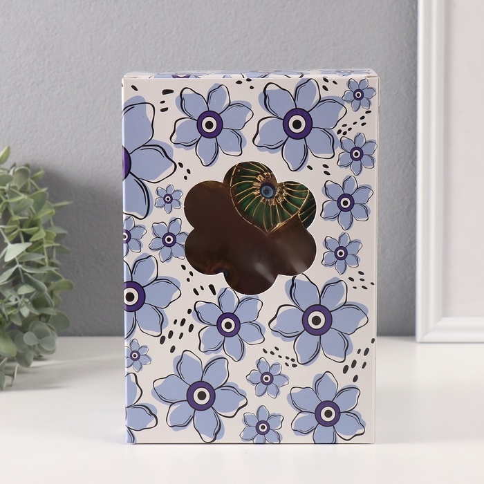 Сувенир от сглаза Сувенир от сглаза "Дерево с цветами-сердечками, с совой" 7х13х22,5 см