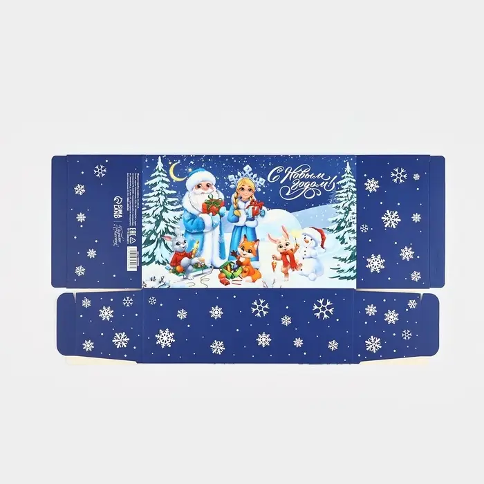 Складная новогодняя коробка-конфета «Сказочный Новый год», 14 х 22 х 8 см Складная новогодняя коробка-конфета «Сказочный Новый год», 14 х 22 х 8 см