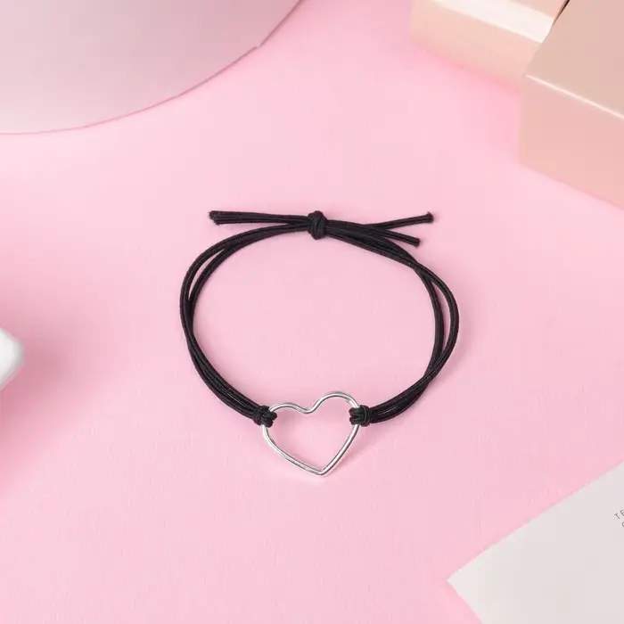 Резинка для волос «Дафна», сердце, 4.5 см